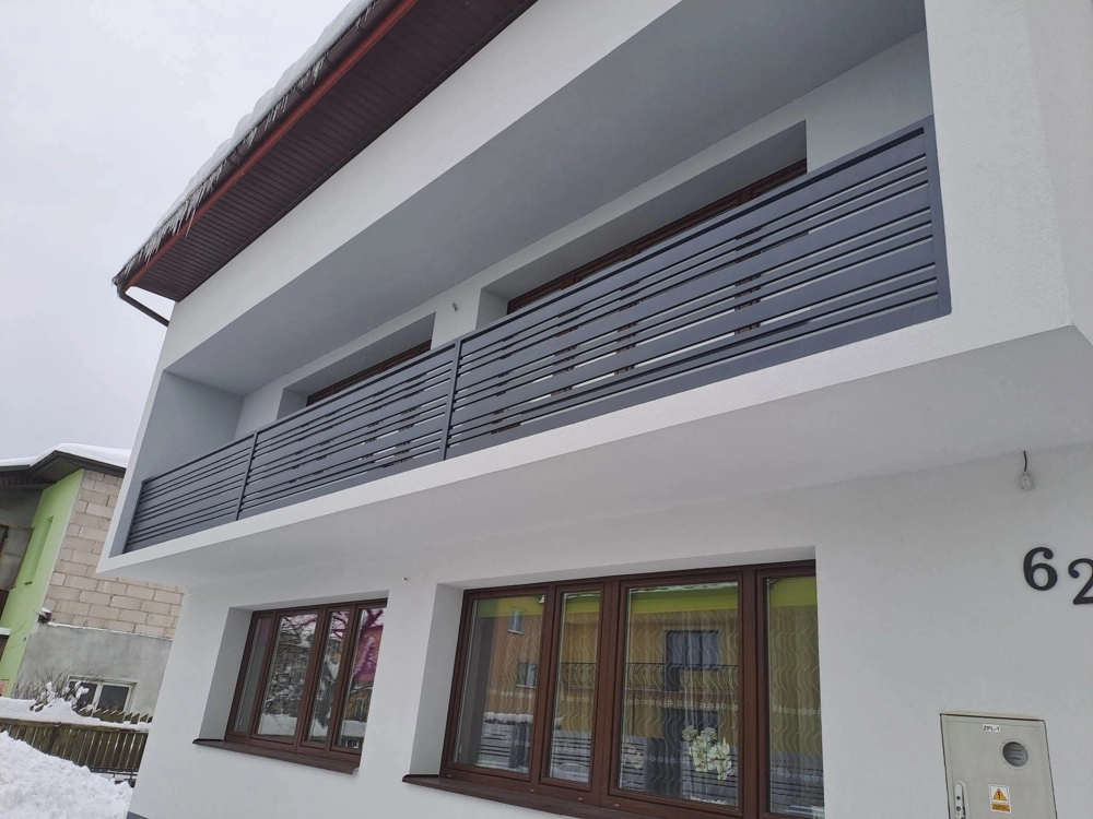 Balustrady nowoczesna metalowa balustrada balkonu